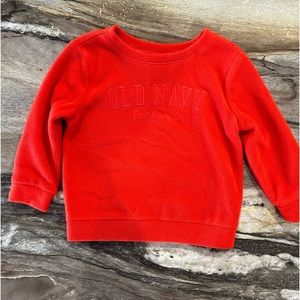Old Navy Red Fleece- Toddler size 2T